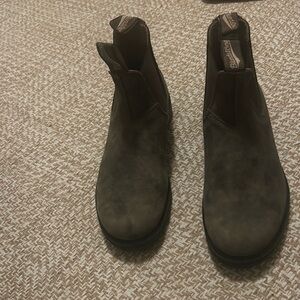 Blundstone Elastic Sided Boot Lined Walnut